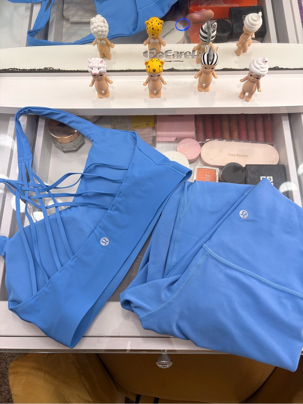 lululemon athletica women Light Blue Leggings set